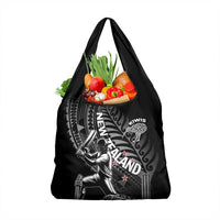 New Zealand Cricket Grocery Bag Maori Kiwi Black Fern LT01 1-pack One Size Black - Polynesian Pride