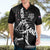 Custom New Zealand Cricket Hawaiian Shirt Maori Kiwi Black Fern