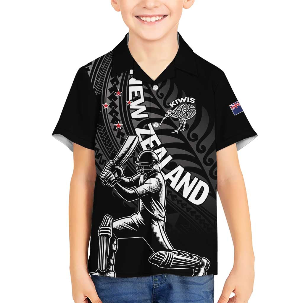 Custom New Zealand Cricket Hawaiian Shirt Maori Kiwi Black Fern LT01 - Polynesian Pride