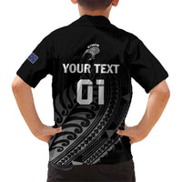 Custom New Zealand Cricket Hawaiian Shirt Maori Kiwi Black Fern LT01 - Polynesian Pride