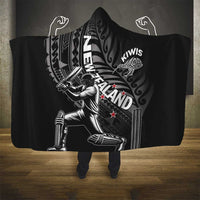 New Zealand Cricket Hooded Blanket Maori Kiwi Black Fern LT01 - Polynesian Pride