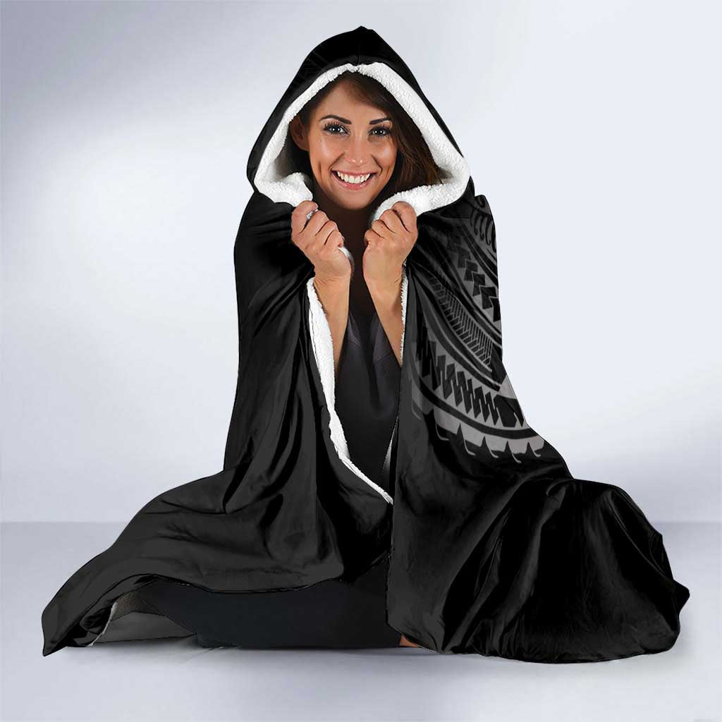 New Zealand Cricket Hooded Blanket Maori Kiwi Black Fern LT01 - Polynesian Pride