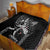 New Zealand Cricket Quilt Maori Kiwi Black Fern