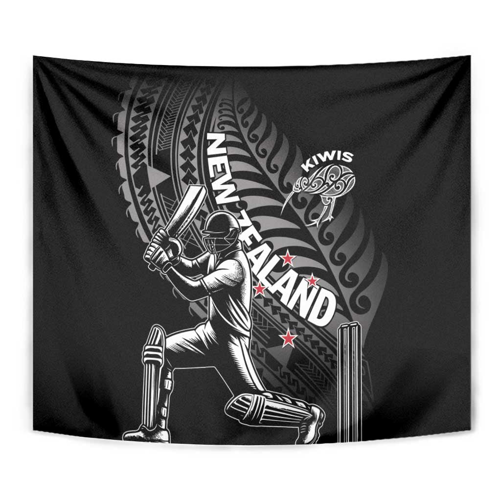 New Zealand Cricket Tapestry Maori Kiwi Black Fern