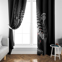 New Zealand Cricket Window Curtain Maori Kiwi Black Fern LT01 - Polynesian Pride