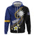 Personalised Nauru Hoodie Naoero Proud Plumeria