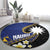 Nauru Round Carpet Naoero Proud Plumeria