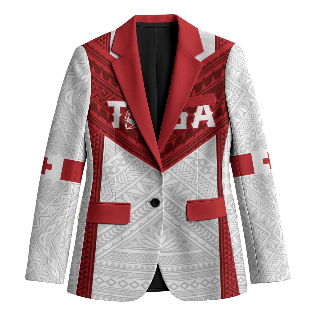 Tonga Rugby Custom Blazer Tonga Sea Eagles Go Champions LT01 Unisex Red - Polynesian Pride