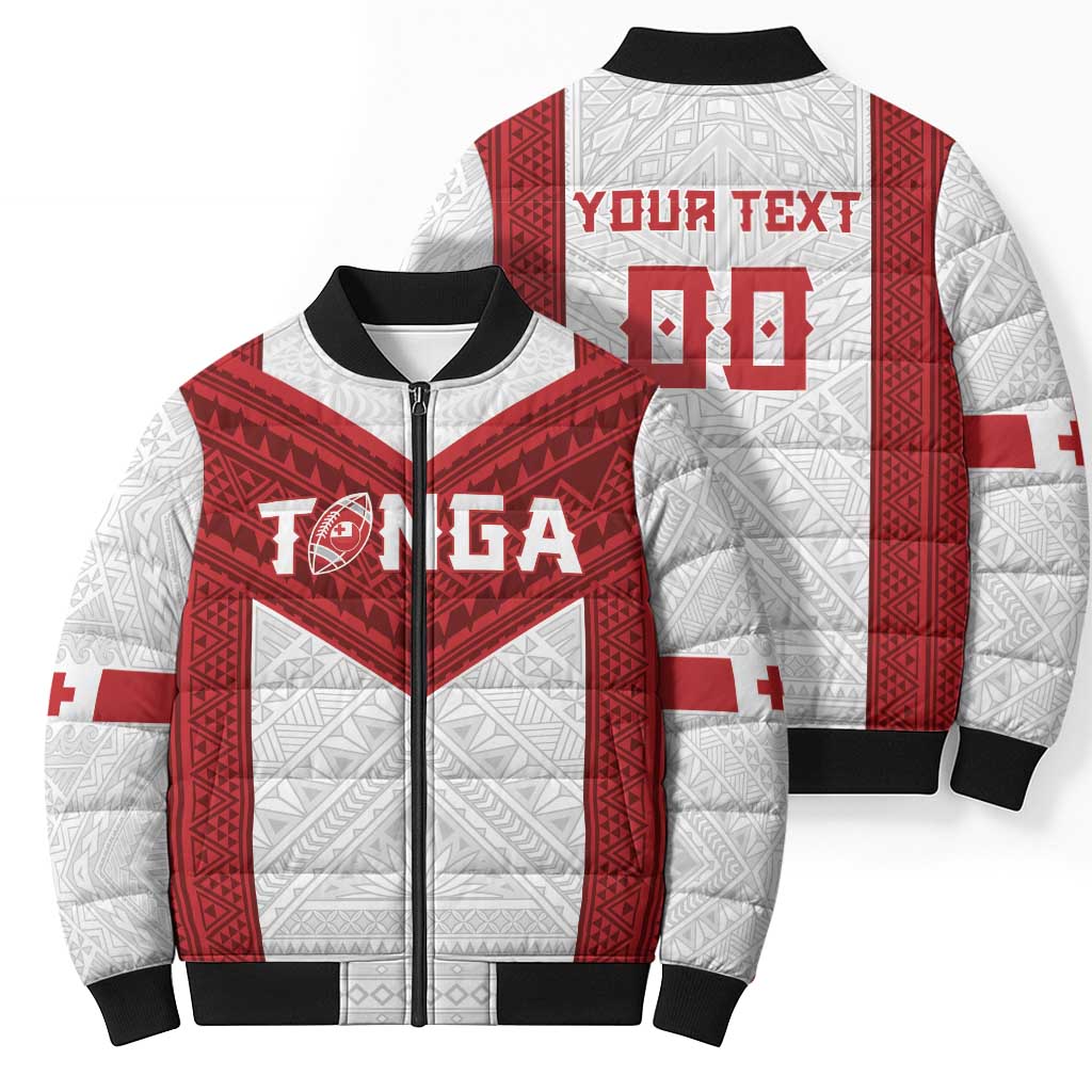 Tonga Rugby Custom Bomber Puffer Jacket Tonga Sea Eagles Go Champions LT01 - Polynesian Pride