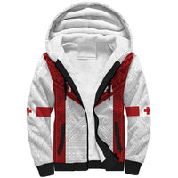 Tonga Rugby Custom Sherpa Hoodie Tonga Sea Eagles Go Champions LT01 Unisex Red - Polynesian Pride
