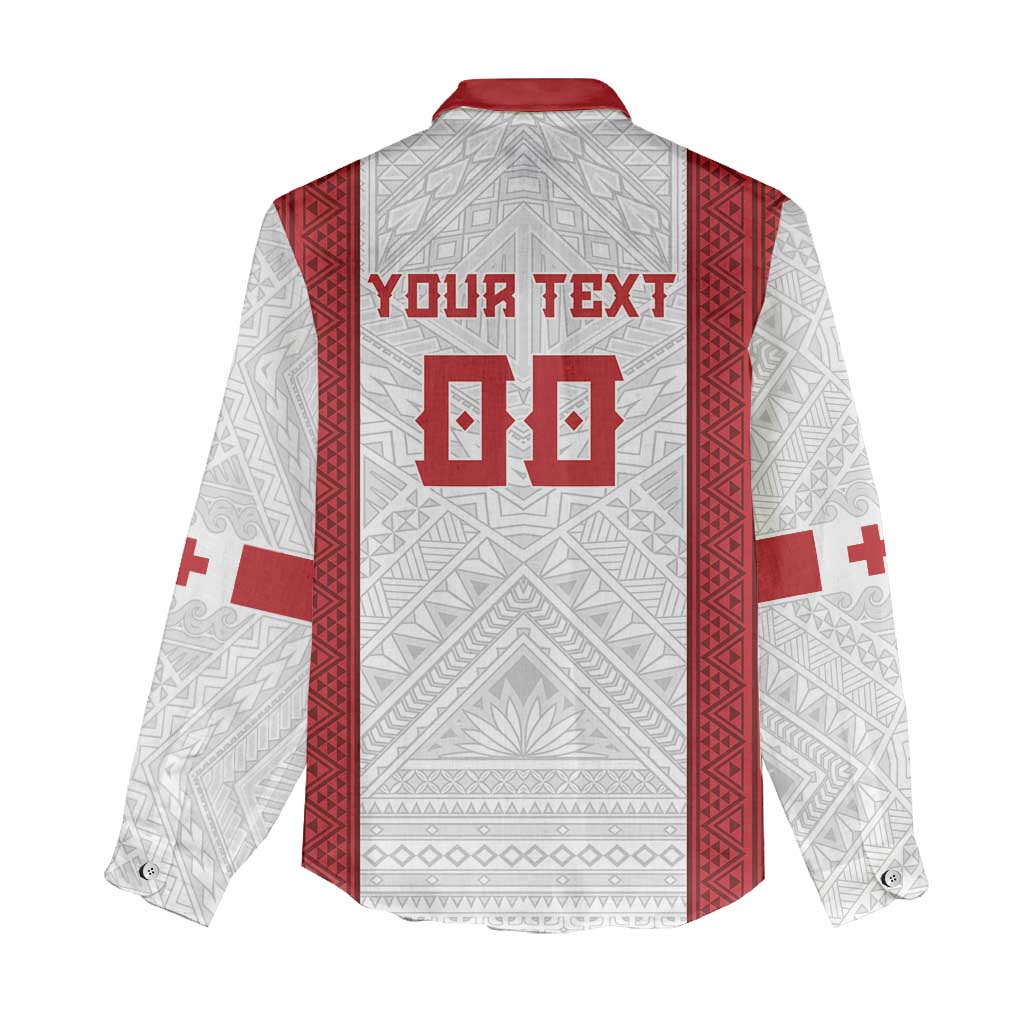 Tonga Rugby Custom Women Casual Shirt Tonga Sea Eagles Go Champions LT01 - Polynesian Pride
