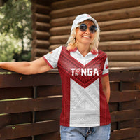 Tonga Rugby Custom Women Polo Shirt Tonga Sea Eagles Go Champions LT01 - Polynesian Pride
