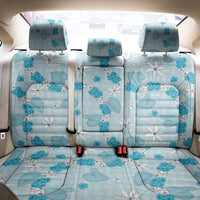 Hawaii Anthurium Tiare Pikake Lei Back Car Seat Cover UliUli Lauhala Art Pattern LT01 - Polynesian Pride