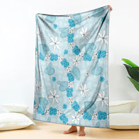 Hawaii Anthurium Tiare Pikake Lei Blanket UliUli Lauhala Art Pattern LT01 - Polynesian Pride