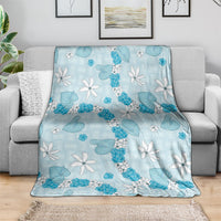 Hawaii Anthurium Tiare Pikake Lei Blanket UliUli Lauhala Art Pattern LT01 - Polynesian Pride