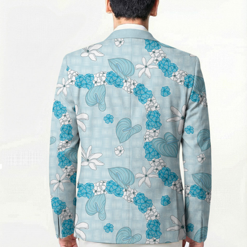 Hawaii Anthurium Tiare Pikake Lei Blazer UliUli Lauhala Art Pattern LT01 - Polynesian Pride