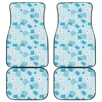 Hawaii Anthurium Tiare Pikake Lei Car Mats UliUli Lauhala Art Pattern LT01 - Polynesian Pride