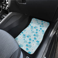 Hawaii Anthurium Tiare Pikake Lei Car Mats UliUli Lauhala Art Pattern LT01 - Polynesian Pride