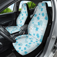 Hawaii Anthurium Tiare Pikake Lei Car Seat Cover UliUli Lauhala Art Pattern LT01 - Polynesian Pride