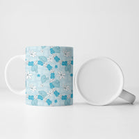 Hawaii Anthurium Tiare Pikake Lei Ceramic Mug UliUli Lauhala Art Pattern LT01 - Polynesian Pride