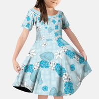 Hawaii Anthurium Tiare Pikake Lei Family Matching Mermaid Dress and Hawaiian Shirt UliUli Lauhala Art Pattern