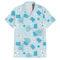 Hawaii Anthurium Tiare Pikake Lei Family Matching Mermaid Dress and Hawaiian Shirt UliUli Lauhala Art Pattern