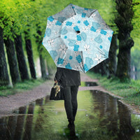 Hawaii Anthurium Tiare Pikake Lei Umbrella UliUli Lauhala Art Pattern LT01 - Polynesian Pride