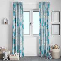 Hawaii Anthurium Tiare Pikake Lei Window Curtain UliUli Lauhala Art Pattern LT01 - Polynesian Pride