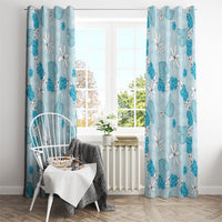 Hawaii Anthurium Tiare Pikake Lei Window Curtain UliUli Lauhala Art Pattern LT01 - Polynesian Pride