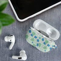 Hawaii Anthurium Tiare Pikake Lei AirPods Case Omaomao Lauhala Art Pattern LT01 - Polynesian Pride