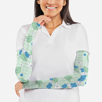 Hawaii Anthurium Tiare Pikake Lei Arm Sleeves Omaomao Lauhala Art Pattern LT01 - Polynesian Pride