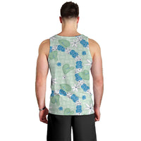 Hawaii Anthurium Tiare Pikake Lei Men Tank Top Omaomao Lauhala Art Pattern LT01 - Polynesian Pride