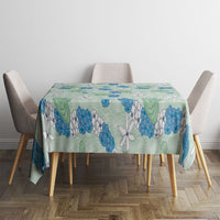 Hawaii Anthurium Tiare Pikake Lei Tablecloth Omaomao Lauhala Art Pattern LT01 - Polynesian Pride