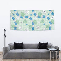 Hawaii Anthurium Tiare Pikake Lei Tapestry Omaomao Lauhala Art Pattern LT01 - Polynesian Pride