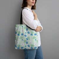 Hawaii Anthurium Tiare Pikake Lei Tote Bag Omaomao Lauhala Art Pattern LT01 - Polynesian Pride
