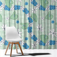 Hawaii Anthurium Tiare Pikake Lei Window Curtain Omaomao Lauhala Art Pattern LT01 - Polynesian Pride