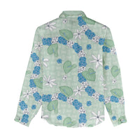 Hawaii Anthurium Tiare Pikake Lei Women Casual Shirt Omaomao Lauhala Art Pattern LT01 - Polynesian Pride