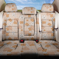 Hawaii Anthurium Tiare Pikake Lei Back Car Seat Cover Alani Lauhala Art Pattern
