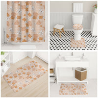 Hawaii Anthurium Tiare Pikake Lei Bathroom Set Alani Lauhala Art Pattern LT01 - Polynesian Pride