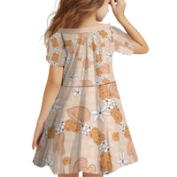 Hawaii Anthurium Tiare Pikake Lei Family Matching Off Shoulder Short Dress and Hawaiian Shirt Alani Lauhala Art Pattern