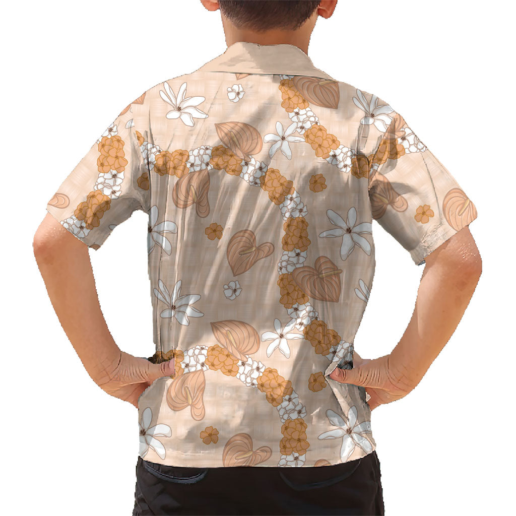 Hawaii Anthurium Tiare Pikake Lei Hawaiian Shirt Alani Lauhala Art Pattern LT01 - Polynesian Pride