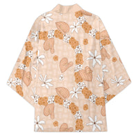 Hawaii Anthurium Tiare Pikake Lei Kimono Alani Lauhala Art Pattern