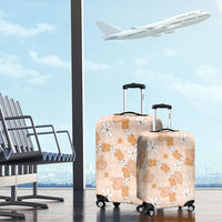 Hawaii Anthurium Tiare Pikake Lei Luggage Cover Alani Lauhala Art Pattern LT01 - Polynesian Pride
