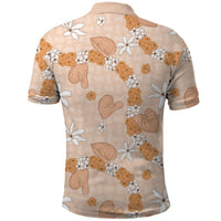 Hawaii Anthurium Tiare Pikake Lei Polo Shirt Alani Lauhala Art Pattern LT01 - Polynesian Pride