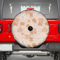 Hawaii Anthurium Tiare Pikake Lei Spare Tire Cover Alani Lauhala Art Pattern LT01 - Polynesian Pride