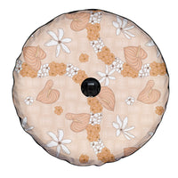 Hawaii Anthurium Tiare Pikake Lei Spare Tire Cover Alani Lauhala Art Pattern LT01 - Polynesian Pride