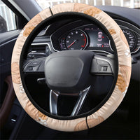 Hawaii Anthurium Tiare Pikake Lei Steering Wheel Cover Alani Lauhala Art Pattern LT01 - Polynesian Pride