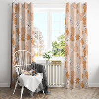 Hawaii Anthurium Tiare Pikake Lei Window Curtain Alani Lauhala Art Pattern
