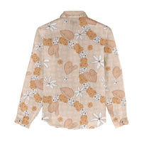 Hawaii Anthurium Tiare Pikake Lei Women Casual Shirt Alani Lauhala Art Pattern LT01 - Polynesian Pride