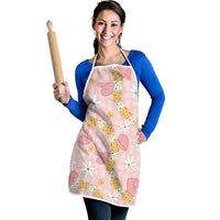 Hawaii Anthurium Tiare Pikake Lei Apron Akala Lauhala Art Pattern LT01 - Polynesian Pride
